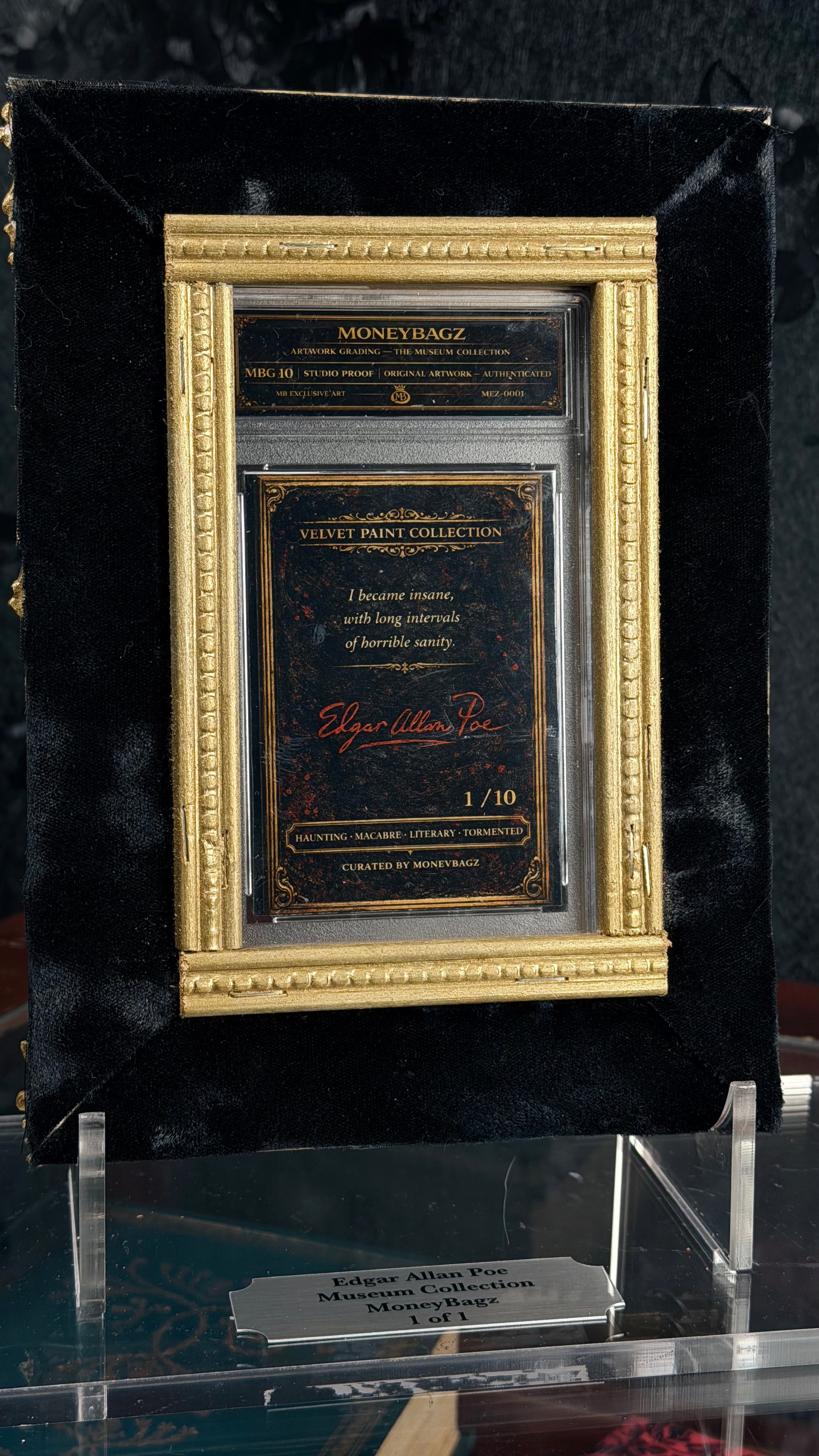 EDGAR ALLAN POE — VELVET PAINT